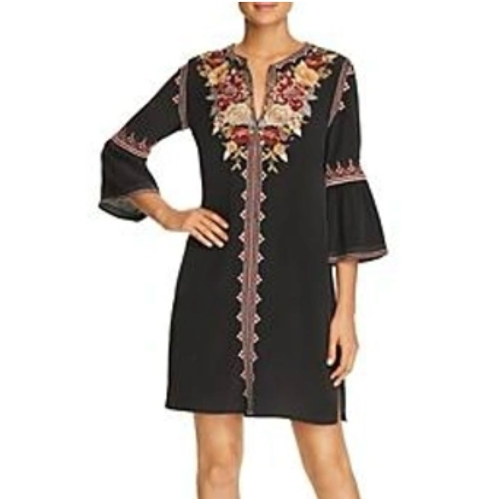 Johnny Was Workshop Artemis embroidered dress, S